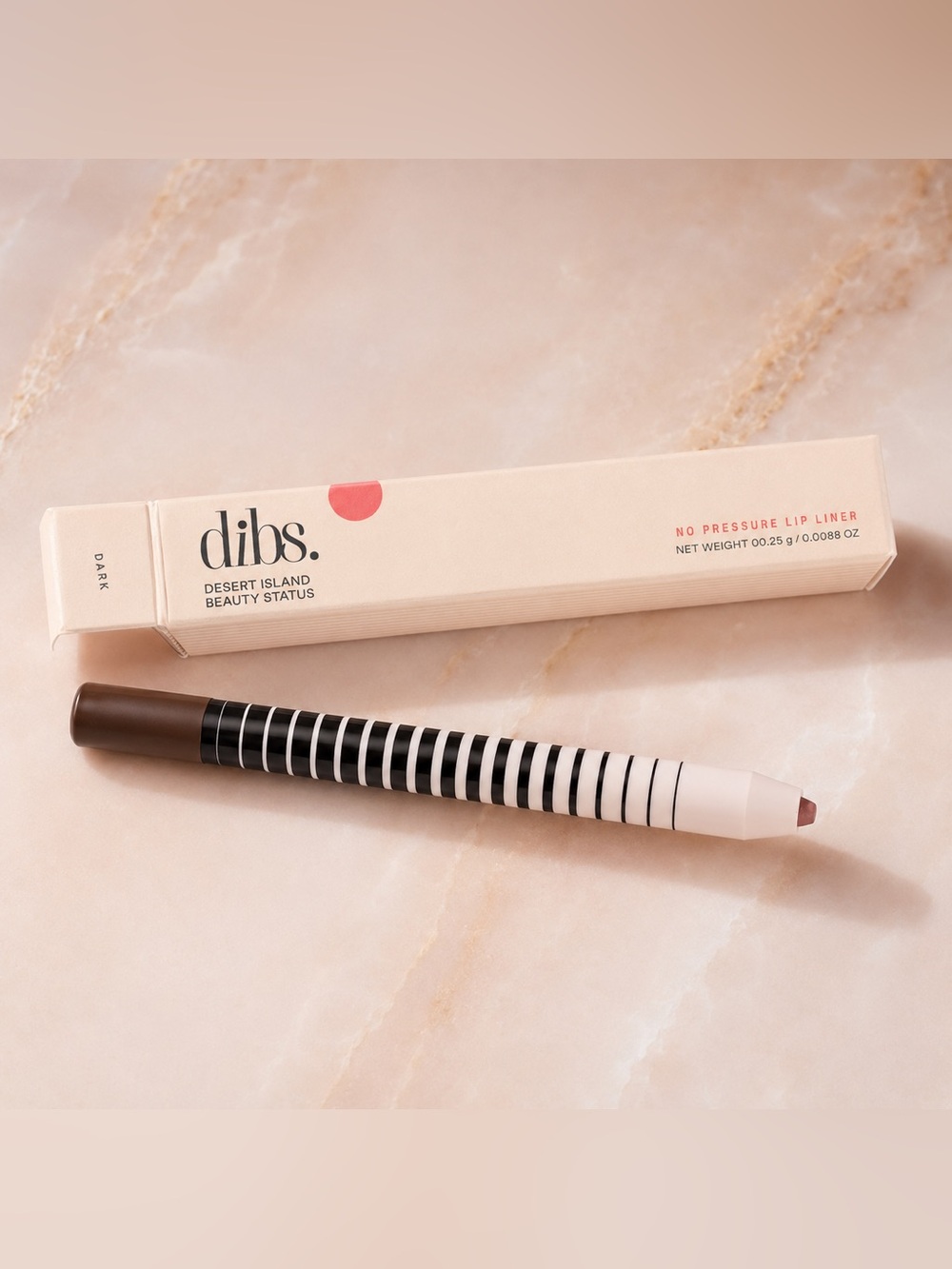 DIBS Beauty No Pressure Lip Liner in Dark
